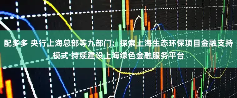配多多 央行上海总部等九部门：探索上海生态环保项目金融支持模式 持续建设上海绿色金融服务平台