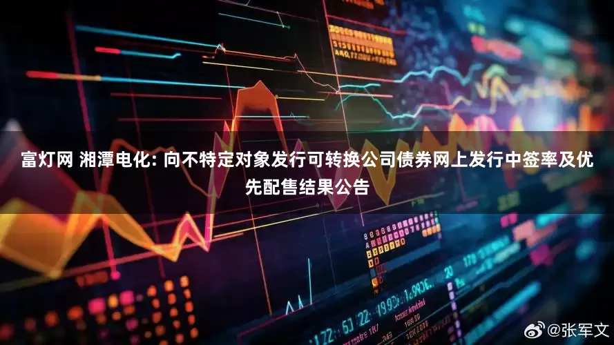 富灯网 湘潭电化: 向不特定对象发行可转换公司债券网上发行中签率及优先配售结果公告